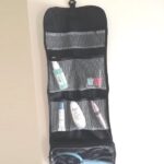 Κρεμαστός διοργανωτής καλλυντικών ταξιδίου μαύρος OEM