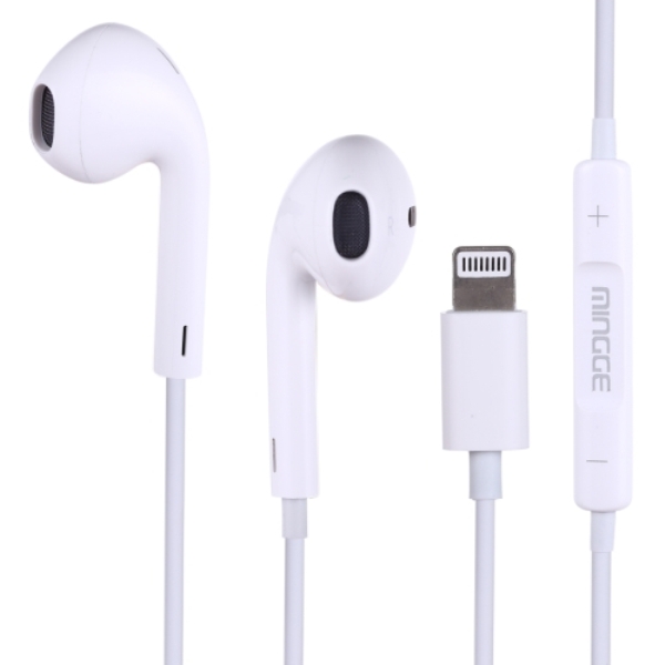 mingge_du8k-3n Ακουστικά Handsfree bluetooth καλωδίου για όλα τα τηλέφωνα με υποδοχή lightning OEM - Image 1