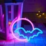 Διακοσμητικό φωτιστικό LED νυχτερίδα με φεγγάρι OEM