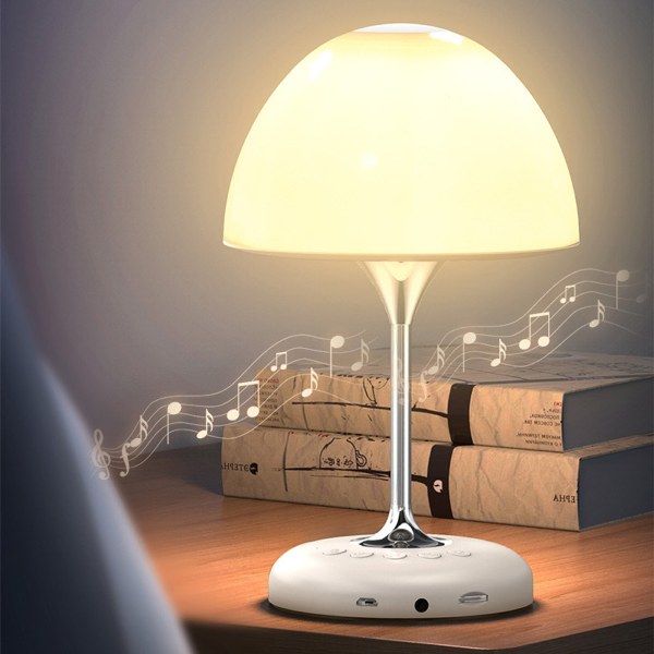 mushroom_speaker_light_1_ekse-on Επαναφορτιζόμενη μουσική λάμπα μανιτάρι και ασύρματο ηχείο Bluetooth JY-85 0314 OEM - Image 1
