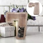 Ξύλινος κουμπαράς νούμερο 7 μπεζ 34994 OEM