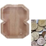 Ξύλινος κουμπαράς νούμερο 8 μπεζ 34995 OEM