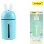 Συσκευή αρωμαθεραπείας και υγραντήρας Κουνελάκι θαλασσί NY-3010 ANDOWL Andowl