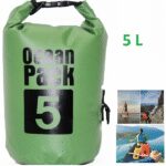 Αδιάβροχη τσάντα παραλίας Ocean Pack 5L λαδί OEM