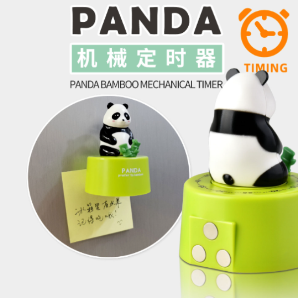 panda_2_97d0-25 Μηχανικό χρονόμετρο με μαγνήτη πάντα OEM - Image 1