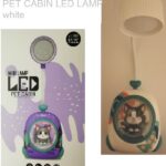 Επαναφορτιζόμενο παιδικό επιτραπέζιο φωτιστικό Σπίτι γατούλας λευκό XJD-08 OEM