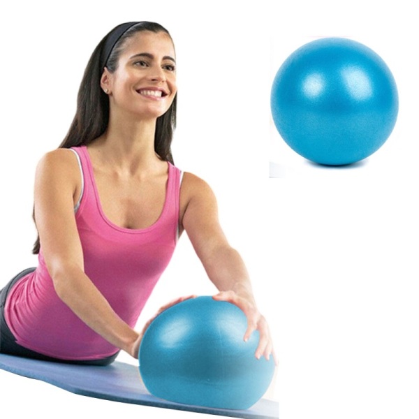 pilates_ball_blue_1_kb17-ch Αντιολισθητική μπάλα γυμναστικής πιλάτες 25cm μπλε 0501 OEM - Image 1