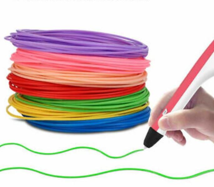 pla_3 Ανταλλακτικά νήματα PLA 3d Pen τρισδιάστατης σχεδίασης 10 τεμ OEM - Image 1