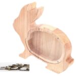 Ξύλινος κουμπαράς Kουνέλι μπεζ 34981 OEM