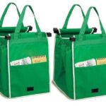 Οικολογικές τσάντες για ψώνια επαναλαμβανόμενης χρήσης- σετ 2 τμχ OEM