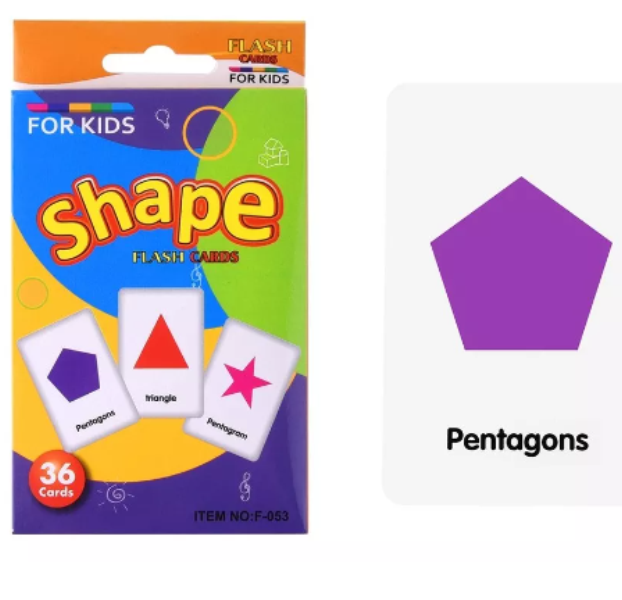 shape_flash_cards_1_9elh-0q Εκπαιδευτικές κάρτες 36 τεμαχίων Σχήματα OEM - Image 1
