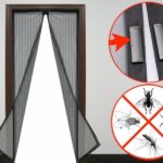 Έξυπνη σίτα με μαγνήτες 100x210 cm μαύρη OEM