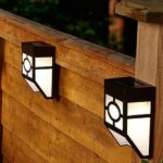 Ηλιακά φώτα περίφραξης μαύρα 4 τεμάχια 29309 OEM