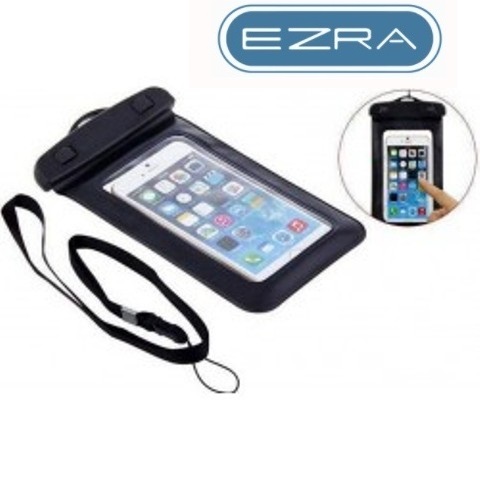 CREATOR: gd-jpeg v1.0 (using IJG JPEG v62), quality = 90 Αδιάβροχο προστατευτικό κρεμαστό τσαντάκι τηλεφώνου μαυρο SP07 EZRA EZRA - Image 1