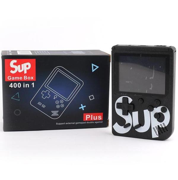 sup_game_box_4 Επαναφορτιζόμενη μίνι κονσόλα 400 παιχνιδιών SUP, μαύρη game box plus 0365 23925 OEM - Image 1