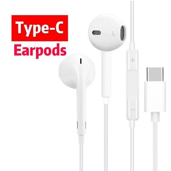 type_c_earpods_rlkl-q8 Ακουστικά Handsfree για όλα τα τηλέφωνα με υποδοχή Type C OEM - Image 1