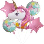 Μονόκεροι σετ μπαλονιών 5τμχ NO. YF4272 16838 OEM