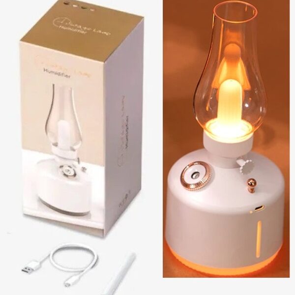 Επαναφορτιζόμενος υγραντήρας συσκευή αρωμαθεραπείας λάμπα ρετρό LA-0621 OEM