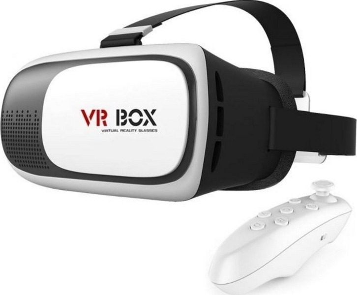 vrbox 3D γυαλιά εικονικής πραγματικότητας για έξυπνα κινητά 4.7"-6" με ασύρματο Bluetooth χειριστήριο VRBOX OEM - Image 1