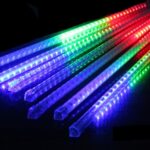 Χριστουγεννιάτικη επεκτεινόμενη LED βροχή μετεωριτών 8 x 47cm πολύχρωμο OEM