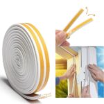 Αυτοκόλλητο μονωτικό λάστιχο για κουφώματα λευκό 0.9cmx6m Profilo E HYDERON OEM