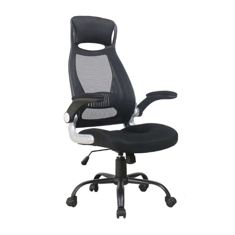 0004235 A7100 ΜΑΥΡO MESH ΠΟΛΥΘΡΟΝΑ ΓΡΑΦΕΙΟΥ 65X62X49-116/57-124εκ. - Image 1