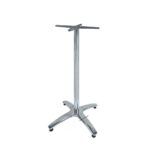 ROMAN 4ΝΥΧΗ 64X64Χ108εκ.(Σ/Ρ)ΨΗΛΗ ΒΑΣΗ ΑΛΟΥΜ/INOX ΜΕ ΡΕΓ/ΡΟΥΣ