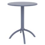 OCTOPUS Φ60Χ75εκ. DARK GREY ΤΡΑΠΕΖΙ ΠΟΛ/ΝΙΟΥ