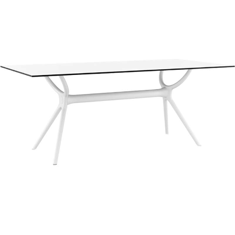 0004891 AIR ΤΡΑΠΕΖΙ 180Χ90Χ74εκ. WHITE LAMINATE 12mm - Image 1
