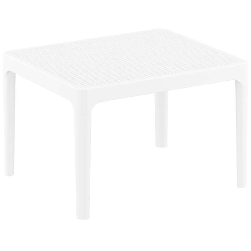 0004933 SKY WHITE 50Χ60Χ40εκ. ΤΡΑΠΕΖΙ ΠΟΛ/ΝΙΟΥ - Image 1