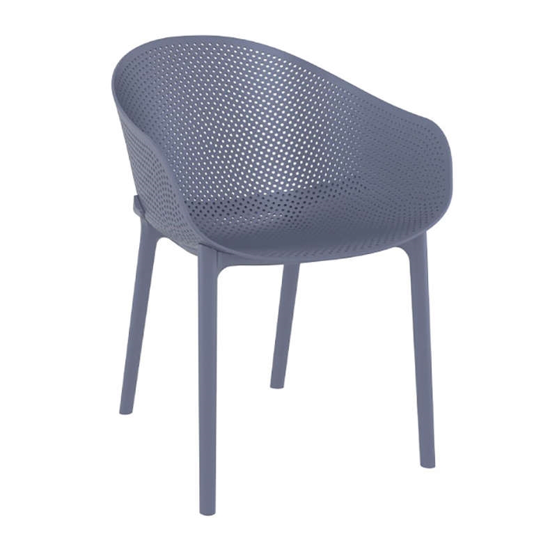 0004937 SKY DARK GREY(Σ4)ΠΟΛΥΘΡΟΝΑ ΠΟΛ/ΝΙΟΥ 54X60X81εκ. - Image 1