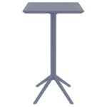 SKY DARK GREY BAR 60Χ60Χ108εκ.ΠΤΥΣ/ΝΟ ΤΡΑΠ. ΠΟΛ/ΝΙΟΥ