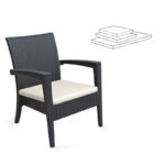 MIAMI ΣΕΤ ΜΑΞΙΛΑΡΙΑ 2ΠΟΛ/ΝΑ+1ΚΑΝΑΠΕ ΠΟΛ/ΝΙΟΥ 117Χ54Χ5 - 60Χ54Χ5εκ.