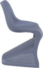 BLOOM DARK GREY ΚΑΡΕΚΛΑ ΠΟΛ/ΝΙΟΥ 50X58X85εκ. - Image 3