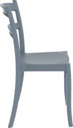 TIFFANY DARK GREY ΚΑΡΕΚΛΑ ΠΟΛ/ΝΙΟΥ 45Χ51Χ85εκ. - Image 3