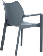 DIVA DARK GREY ΠΟΛΥΘΡΟΝΑ ΠΟΛ/ΝΙΟΥ 57X53X84εκ. - Image 2