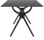 AIR ΤΡΑΠΕΖΙ 180Χ90Χ74εκ. BLACK LAMINATE 12mm - Image 2