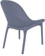 SKY LOUNGE DARK GREY ΠΟΛΥΘΡΟΝΑ ΠΟΛ/ΝΙΟΥ 60X71X83εκ. - Image 2