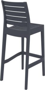 ARES ΣΚΑΜΠΟ ΜΠΑΡ75εκ. DARK GREY ΠΟΛ/ΝΙΟΥ 45Χ51Χ108εκ. - Image 2