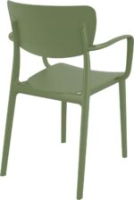 LISA OLIVE GREEN ΠΟΛΥΘΡΟΝΑ ΠΟΛ/ΝΙΟΥ 54X53X82εκ. - Image 2