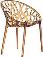 CRYSTAL AMBER TRANSP.(Σ4)ΠΟΛΥΘΡΟΝΑ 59Χ60Χ80εκ. - Image 2