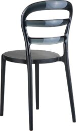 BIBI BLACK/BLACK TRANSP. ΚΑΡΕΚΛΑ 42X50X85εκ. - Image 2