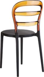 BIBI BLACK/AMBER TRANSP. ΚΑΡΕΚΛΑ 42X50X85εκ. - Image 2