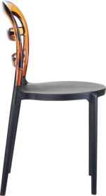 BIBI BLACK/AMBER TRANSP. ΚΑΡΕΚΛΑ 42X50X85εκ. - Image 3
