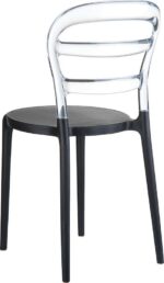 BIBI BLACK/CLEAR TRANSP. ΚΑΡΕΚΛΑ 42X50X85εκ. - Image 2