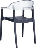 CARMEN BLACK/CLEAR ΠΟΛΥΘΡΟΝΑ 49X53X79εκ. - Image 2