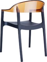 CARMEN BLACK/AMBER ΠΟΛΥΘΡΟΝΑ 49X53X79εκ. - Image 2