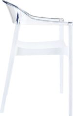 CARMEN WHITE/CLEAR ΠΟΛΥΘΡΟΝΑ 49X53X79εκ. - Image 3