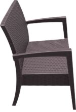 MIAMI BROWN ΚΑΝΑΠΕΣ 128Χ77Χ89εκ. ΠΟΛ/ΝΙΟΥ - Image 2