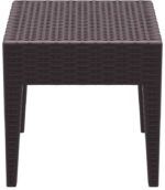 MIAMI BROWN ΤΡΑΠΕΖΙ 45Χ45Χ45εκ. ΠΟΛ/ΝΙΟΥ - Image 2